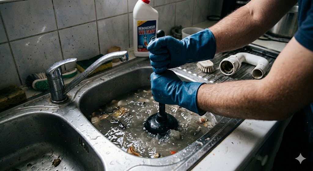 Débouchage Évier